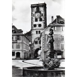 Carte postale - Place du marché et Tour des Bouchers