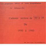 Histoire des propriétés bâties de Ribeauvillé - Cadastre de 1950 à 1980 - 2/2 - version numérique