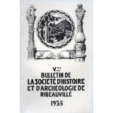 SHAR - Bulletin n° V - 1935