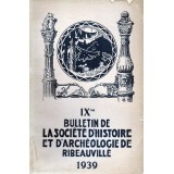 SHAR - Bulletin n° IX  – 1939
